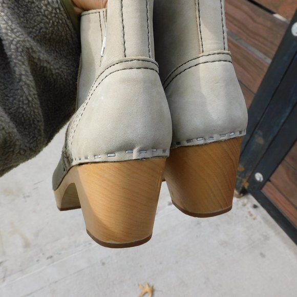 Swedish Hasbeens Zip It Emy Clog Boots - Picture 5 of 6